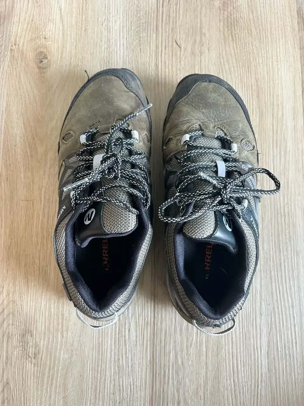 Merrell, Women's All Out Blaze 2 Waterproof Hiking/Camping Shoes, Olive, 8
